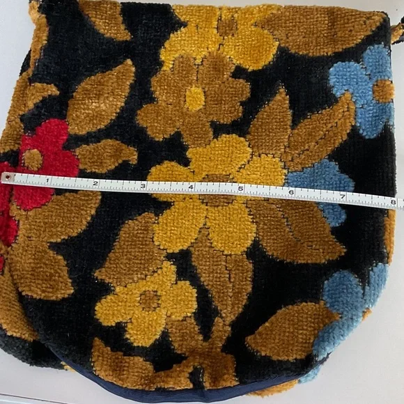 BOHO Floral Patterned Tapestry Women's Bag - Picture 7 of 8